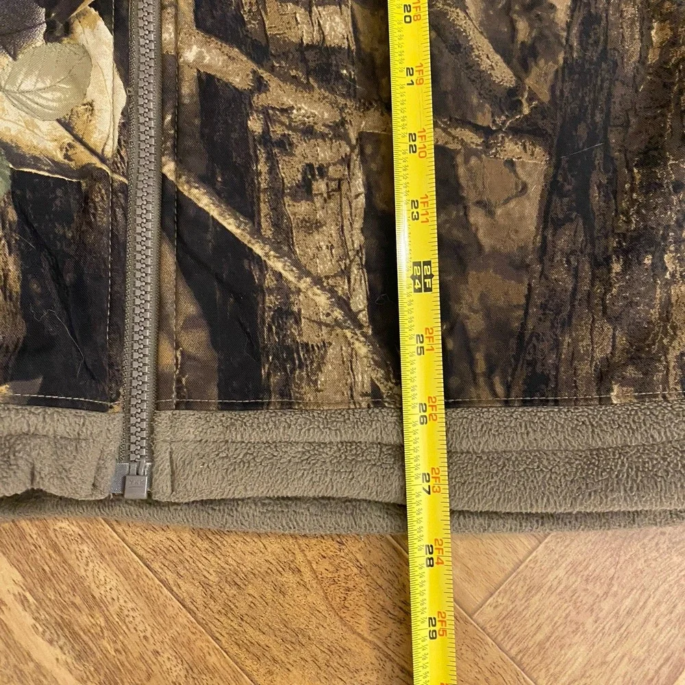Vintage Columbia PHG Fleece Jacket Mens Large Camo Full Zip Omni-Heat‎ Hunting